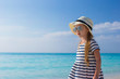 © travnikovstudio - Little adorable girl during caribbean vacation