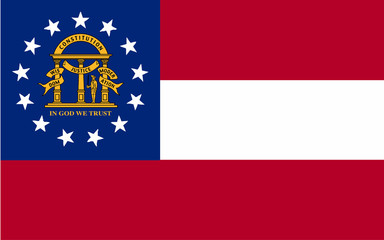 Wall Mural - Georgia State Flag