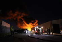 Large Factory Fire
