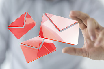 Aufkleber - email