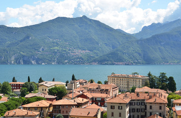 Sticker - Menaggio town at the lake Como, Italy