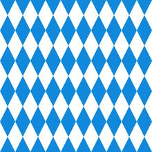 Oktoberfest  Background. Bavarian Flag Pattern.