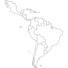  mappa america latina