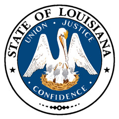 Wall Mural - Louisiana State Seal