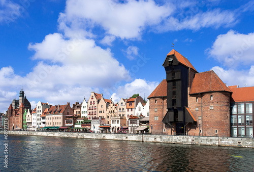 Nowoczesny obraz na płótnie Gdansk old city, Poland