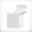 © Natis - White carton box, vector illustration