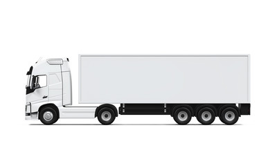 Wall Mural - Cargo Delivery Truck