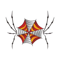 color spiderweb art