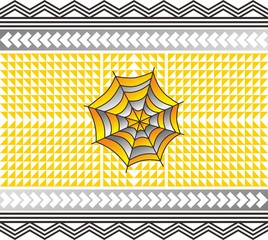 color spiderweb art