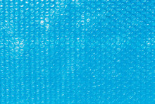 Blue Background From Bubble Wrap