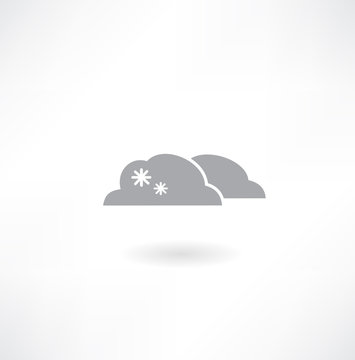 cloud and snowflakes