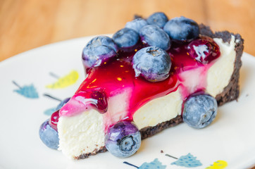 Poster - Blueberry cheesecake