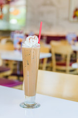 Canvas Print - Iced mocha coffee