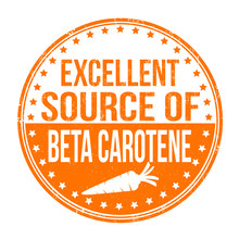 Excellent Source Of Beta Carotene Stamp