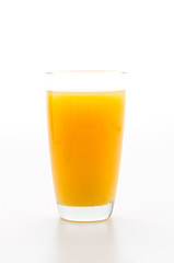 Canvas Print - Orange juice glass