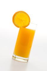 Canvas Print - Orange juice glass