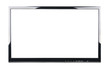 © azure - wide screen TV isolated on a white
