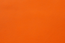 Closeup Of Seamless Orange Leather Texture