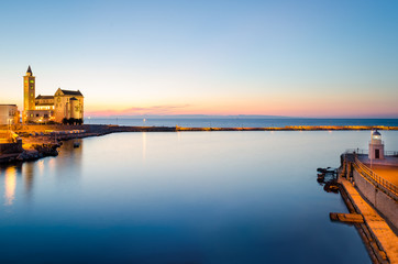 Wall Mural - Trani, Puglia, at sunset