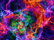 Colorful Plasma In Space,