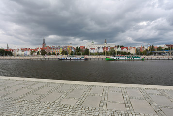 Sticker - Szczecin - Panorama - After storm