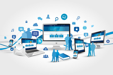 Wall Mural - internet