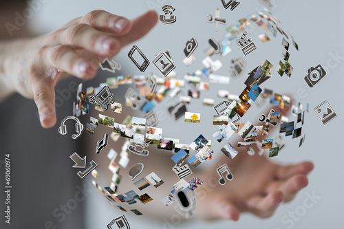 Leinwand Poster media