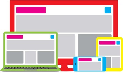 Fully responsive web site design across multiple platforms