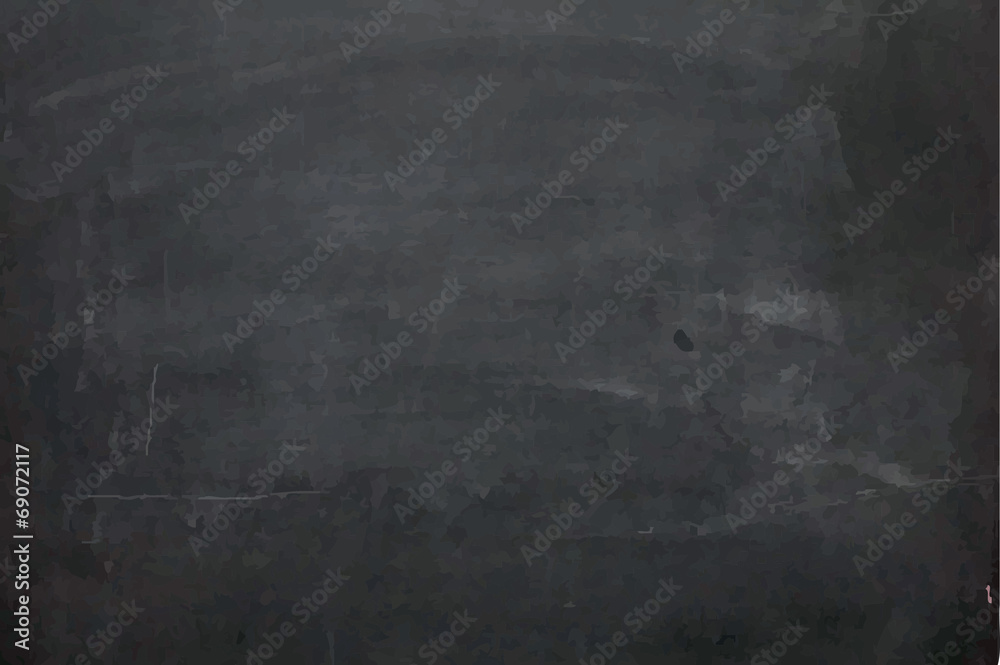 Close up of a black dirty chalkboard - obrazy, fototapety, plakaty 