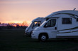Camping Cars in Sunset