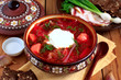 Ukrainian soup borsch