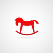 Rocking Horse Vector Symbol Icon