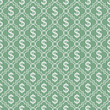 © Karen Roach - Green and White Dollar Sign Pattern Repeat Background