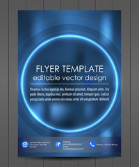 Poster - Professional business flyer template or corporate banner
