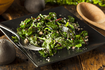 Homemade Healthy Sauteed Swiss Chard