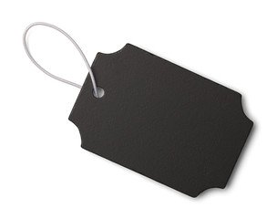 Wall Mural - Black Fancy Slate Tag