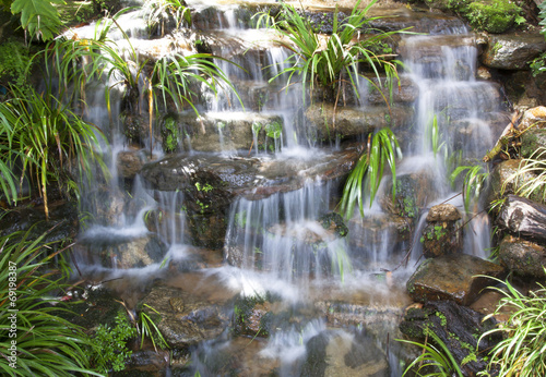 Fototapeta na wymiar Small waterfall