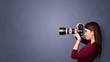 © ra2 studio - Photographer shooting images with copyspace area