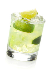 Sticker - Classic margarita cocktail with salty rim