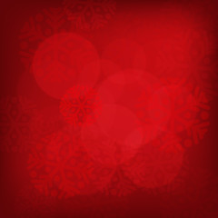 Aufkleber - Abstract red christmas background