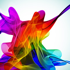 Wall Mural - Multicolor abstract bright background. Elements for design.
