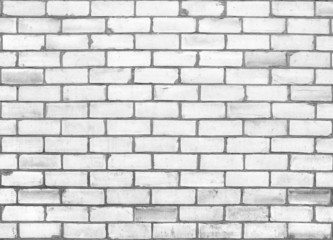 Wall Mural - White brick wall