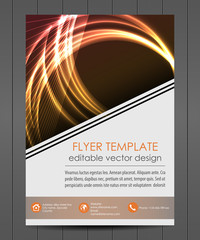 Poster - professional business flyer template or corporate banner