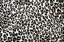 Brown And Black Leopard Pattern.Fur Animal Print As Background.