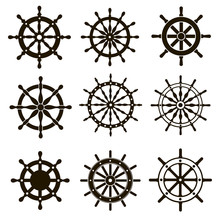 9 Images Of Ship Steering Wheels