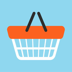 Poster - vector cart flat icon