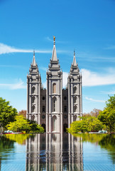 Wall Mural - Mormons Temple in Salt Lake City, UT