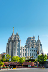 Wall Mural - Mormons Temple in Salt Lake City, UT