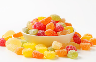 Canvas Print - Gummy fruit candy