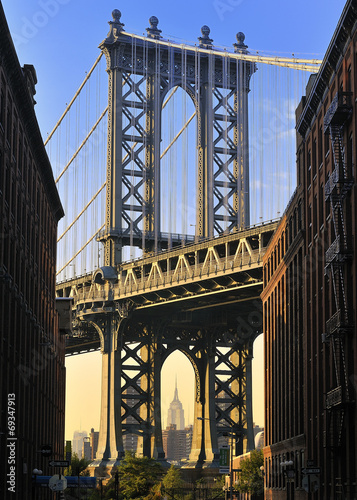 Fototapeta na wymiar New York City, USA - Manhattan Bridge